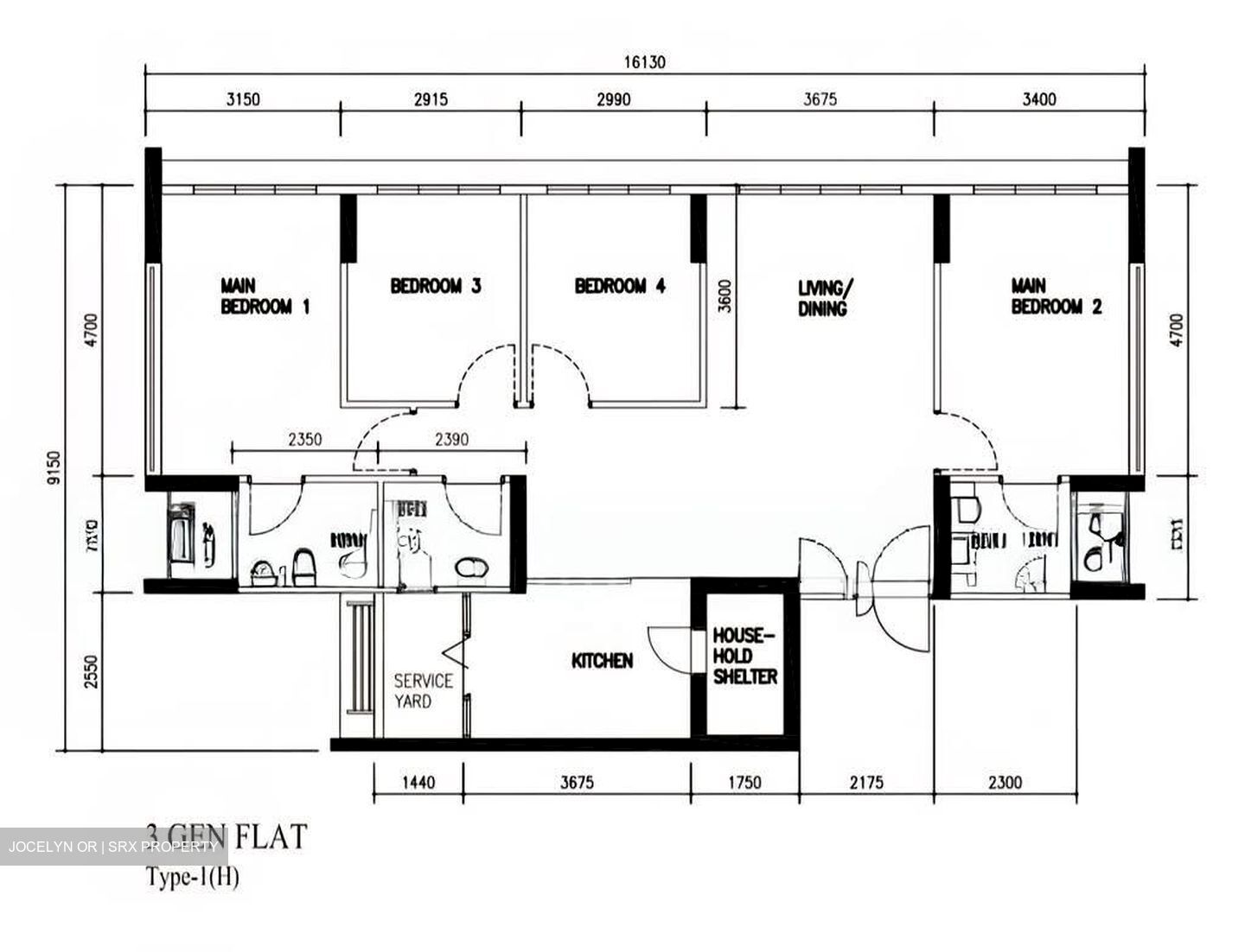 Tampines Street 61 (Tampines), Multi Generation #560055321